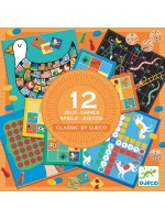 Комплект класически детски игри Djeco - 12 игри