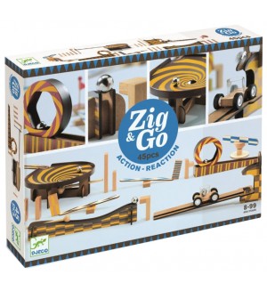 Детски конструктор Djeco Zig & Go - 45 части