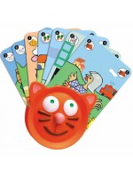 Ръкохватка за карти за игра Djeco - Котка Ръкохватка за карти за игра Djeco - Котка