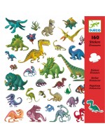 Стикери Djeco - Динозаври, 160 броя