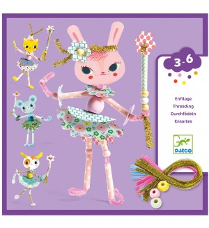 Творчески комплект Djeco - Направи животинки My Fairies