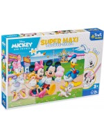 Двустранен пъзел Trefl от 24 макси части - Mickey at the fairground