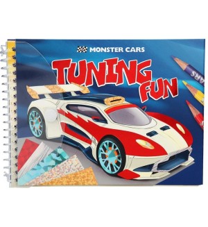 Джобна книжка за оцветяване Monser cars Tuning