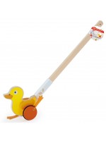 Дървена играчка за бутане Hape - Патенце