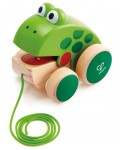Дървена играчка за дърпане Hape - Жабка