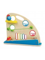 Дървена играчка Hape - Ролер с цветни топки