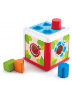 Детска игра за сортиране Hape - Кутия за сортиране на форми
