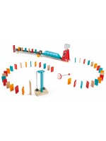 Дървена игра Домино Hape - Мощен удар Дървена игра Домино Hape - Мощен удар