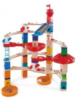 Дървена игра с топчета Hape - Супер спирали