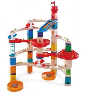 Дървена игра с топчета Hape - Супер спирали Дървена игра с топчета Hape - Супер спирали