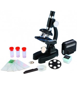 Образователен комплект Edu Toys - Микроскоп, с аксесоари