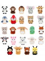 Екологична плюшена играчка Keel Toys Keeleco Adoptable World - Животинче, 10 cm, асортимент