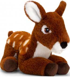 Екологична плюшена играчка Keel Toys Keeleco - Елен, 22 cm