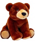 Екологична плюшена играчка Keel Toys Keeleco - Кафява мечка, 18 cm
