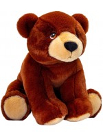 Екологична плюшена играчка Keel Toys Keeleco - Кафява мечка, 18 cm