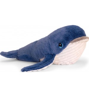 Екологична плюшена играчка Keel Toys Keeleco - Кит, 25 cm