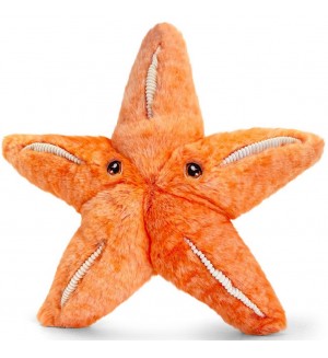 Eкологична плюшена играчка Keel Toys Keeleco - Морска звезда, 25 cm
