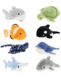 Eкологична плюшена играчка Keel Toys Keeleco - Морски свят, 12 cm, асортимент