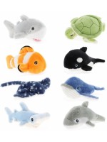 Eкологична плюшена играчка Keel Toys Keeleco - Морски свят, 12 cm, асортимент