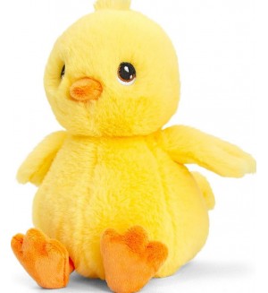 Екологична плюшена играчка Keel Toys Keeleco - Пиленце, 18 cm