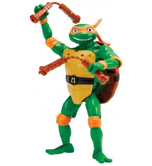 Интерактивна екшън фигура TMNT Mutant Mayhem - Микеланджело Интерактивна екшън фигура TMNT Mutant Mayhem - Микеланджело
