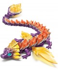 Екшън фигура Spin Master CrystaLynx - Дракон, 60 cm, оранжев