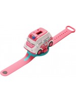 Електронна играчка Raya Toys - Кола-часовник, бърза помощ