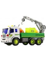 Електронна играчка Raya Toys - Сметовоз Wenyi, 1:16