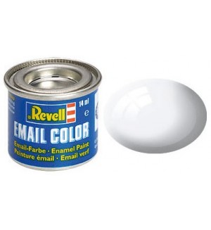 Eмайлна боя Revell - Бяло, гланц (R32104)