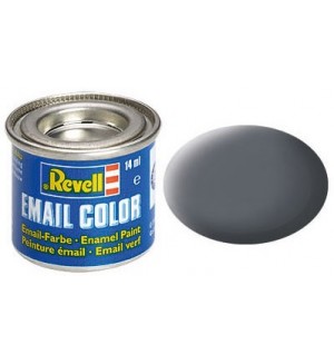 Eмайлна боя Revell - Сив цвят за оръжия, мат (R32174)