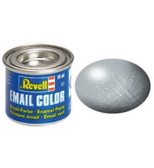 Eмайлна боя Revell - Сребристо, металик (R32190)