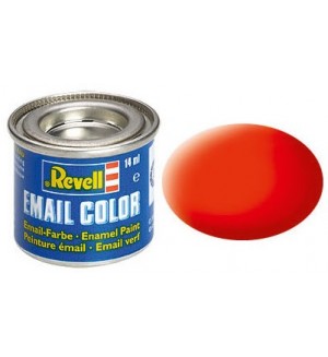 Eмайлна боя Revell - Светлооранжево, мат (R32125)