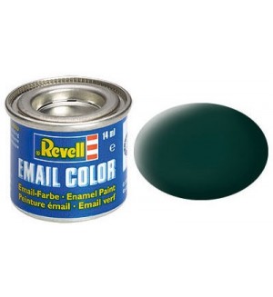 Eмайлна боя Revell - Зеленикаво-черен, мат (R32140)
