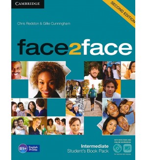 face2face Intermediate 2 ed. Student’s Book with Online Workbook: Английски език - ниво B1 (учебник + онлайн тетрадка и DVD-R)