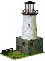 Сглобяем модел Domus Kits - Фар 1, Макет с истински тухли