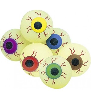Играчка Goki - Подскачащо топче, светещо око