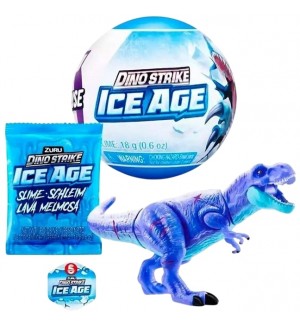 Фигура-изненада Zuru - Dino Strike Ice Age, асортимент