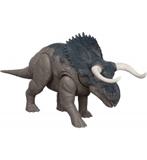 Фигура Jurassic World Wild Roar - Nasutoceratops, със звуци 