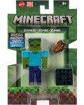 Фигура Minecraft - Зомби с капан, 8 cm