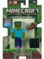 Фигура Minecraft - Зомби с капан, 8 cm