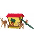 Игрален комплект Schleich Farm World - Хранилка за горски животни