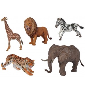 Фигури Simba Toys - Диви животни, 6-13 cm, асортимент