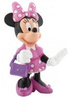 Фигурка Bullyland Mickey Mouse & Friends - Мини Маус, с чантичка