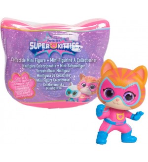 Фигурка изненада Just Play Disney Junior - Super Kitties, коте, асортимент
