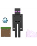 Фигурка Minecraft - Enderman, with Ender Pearl and Grass Block