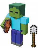 Фигурка Minecraft - Zombie, with Iron Shovel and Rotten Flesh