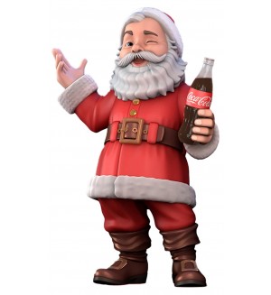 Колекционерска фигурка Minix - Coca-Cola, Santa Claus, 12 cm