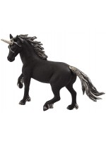 Фигурка Mojo Fantasy&Figurines - Черен еднорог