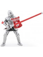 Фигурка Papo The Medieval Era - Рицар с червено копие