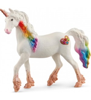 Фигурка Schleich Bayala - Еднорог цветно сърце - кобила
